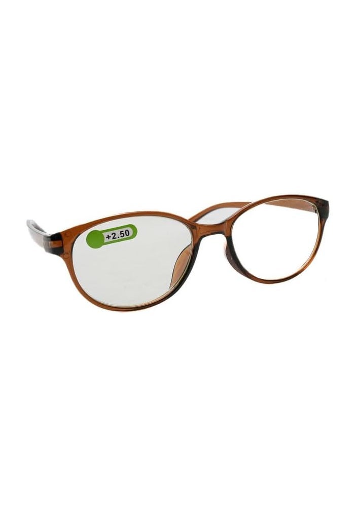 Daiso BLC Reading Glasses +2.5 - Brown Light Blocking Computer Glasses - Image 3